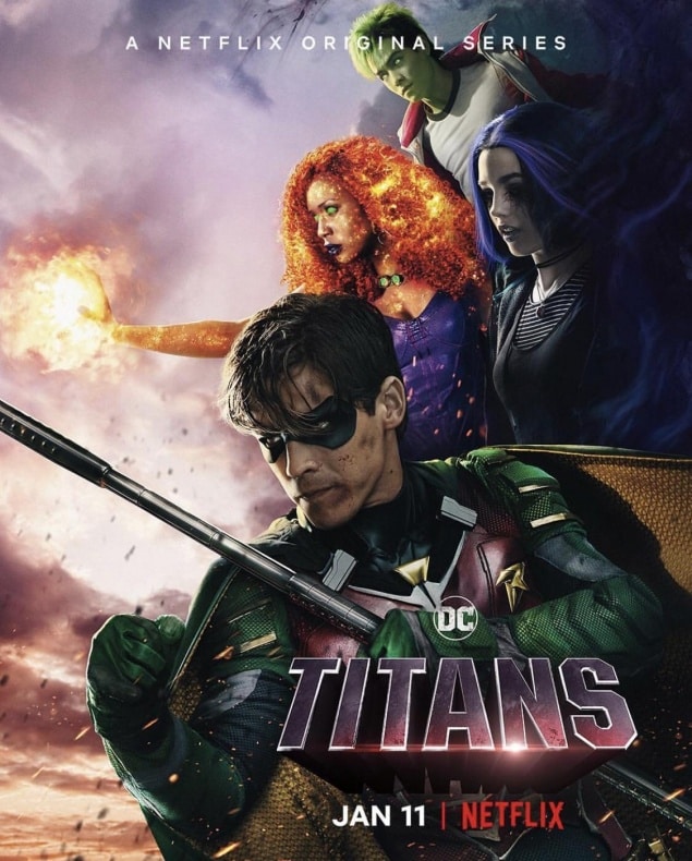 Nuevo poster promocional de Titans con motivo de su estreno en Netflix