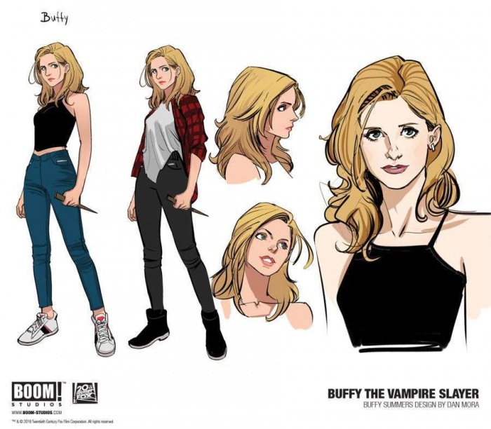 Revelados los diseños de los personajes de la nueva serie de cómics de Buffy cazavampiros 2 BOOM! Comics, Buffy Cazavampiros, Joss Whedon