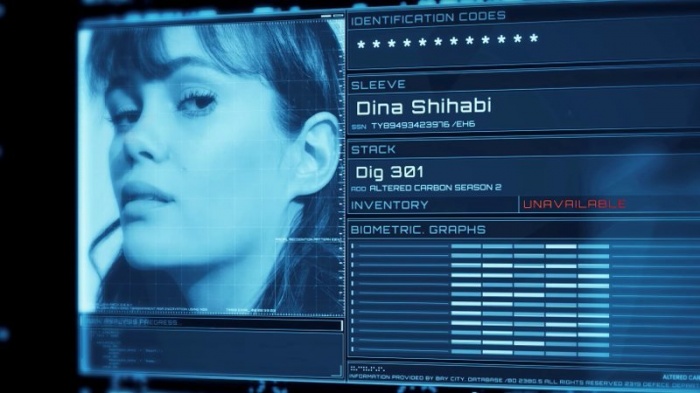 Altered Carbon temporada 2 - Dina Shihabi - DIG 301