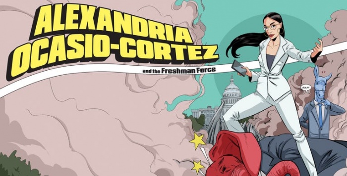 Una congresista estadounidense se convierte en un personaje de cómic 1 Alexandria Ocasio-Cortez