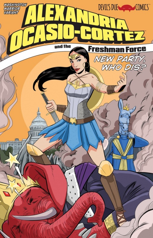 Una congresista estadounidense se convierte en un personaje de cómic 2 AOC