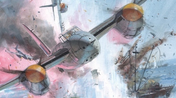 AfterShock, Garth Ennis, Havilland DH.98 Mosquito, Keith Burns, Mossie, Out of the Blue, Planeta Cómic