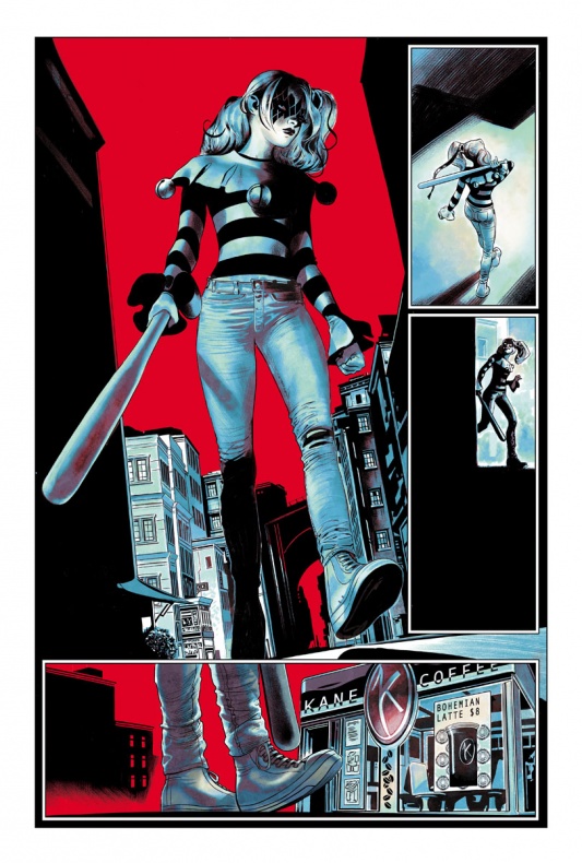Harley Quinn: Breaking Glass deja ver sus primeras páginas