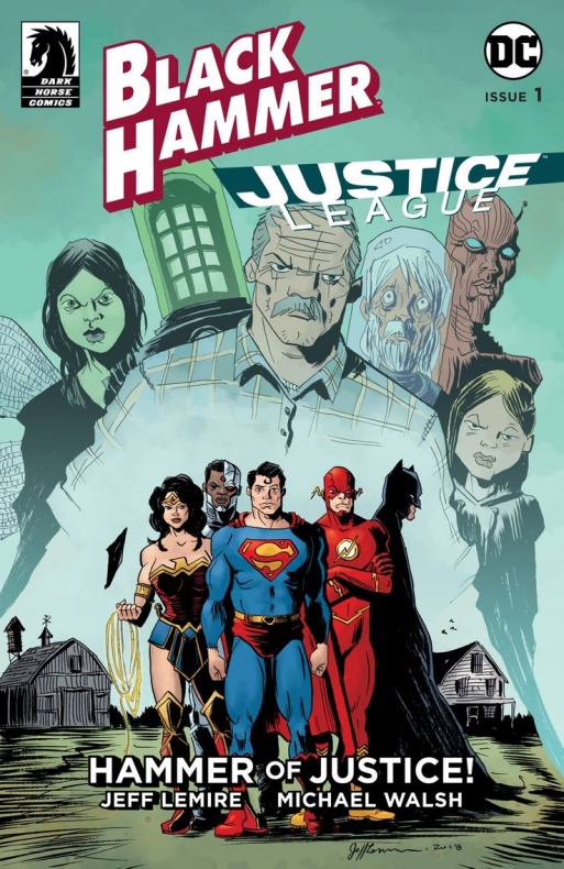 Se anuncia un crossover de La Liga de la Justicia y Black Hammer 7 Black Hammer, Dark Horse, DC, La liga de la justicia