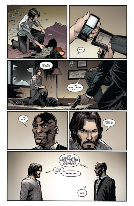 El primer volumen de John Wick llega a las tiendas ofreciendo su primer número gratuito 22 Dynamite entertainment, John Wick
