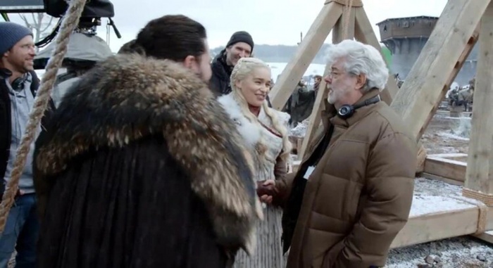 George Lucas ayudó a dirigir una escena de Juego de Tronos 1 George Lucas en Juego de Tronos