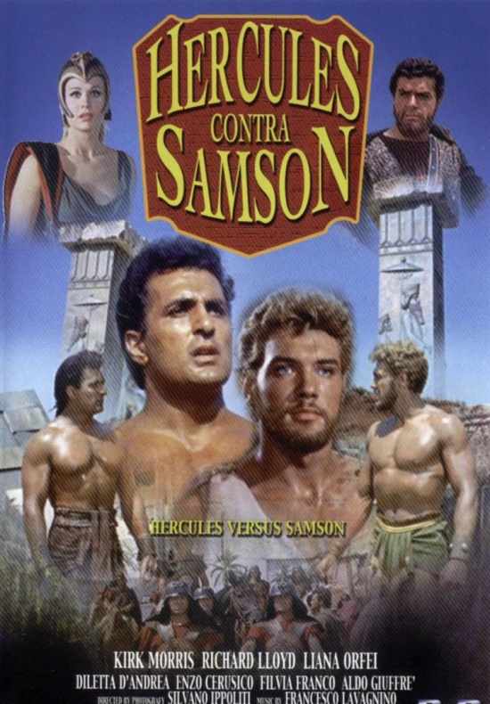 Enzo Cerusico, Hércules, Hércules contra Sansón, Kirk Morris, Pietro Francisci, Richard Lloyd, Sansón, Ulises