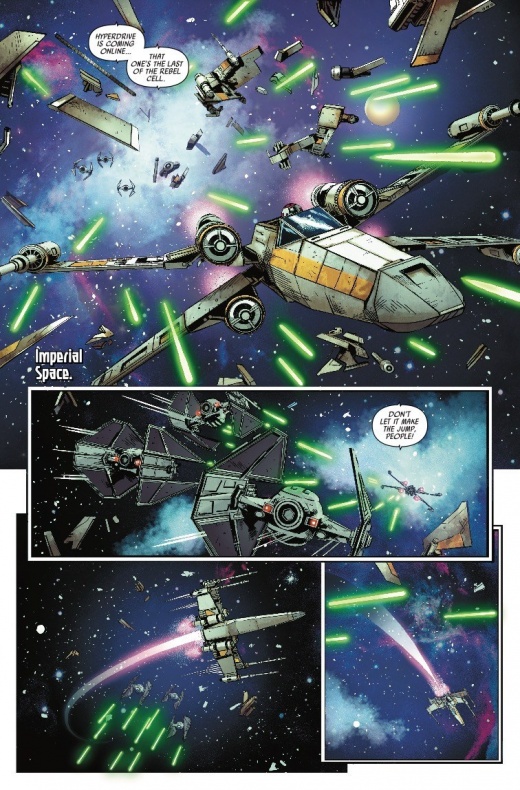 Llega el avance del primer número Star Wars: Tie Fighter 4 Marvel Comics, Star Wars: Tie Fighter