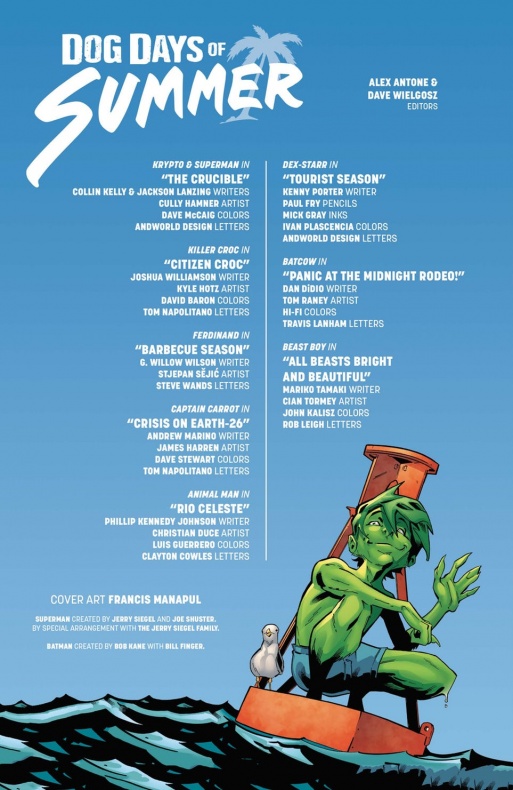 Killer Croc tendrá su momento en el especial Dog Days of Summer 3 DC Comics, Dog Days of Summer, Killer Croc
