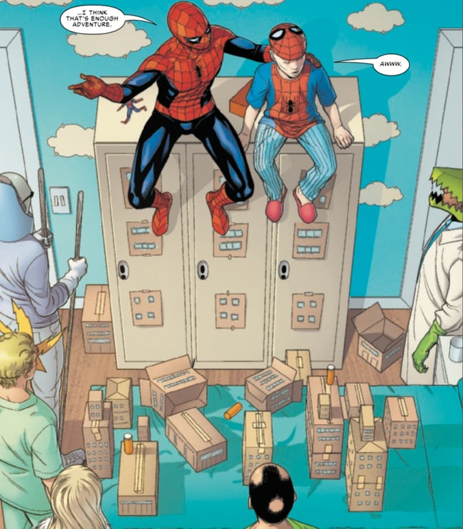 Amistoso Vecino Spiderman, Juan Cabal, Tom Taylor