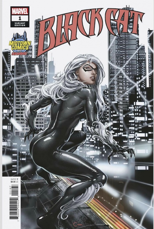Avalancha de portadas alternativas para Black Cat #1
