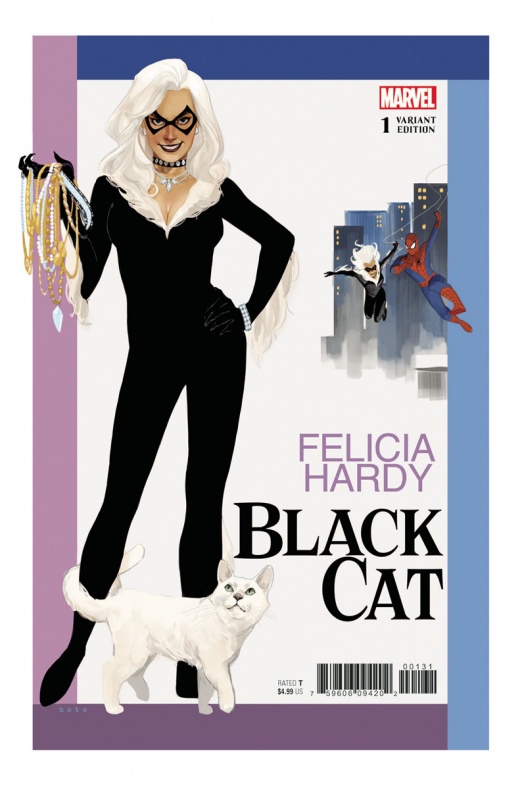 Avalancha de portadas alternativas para Black Cat #1
