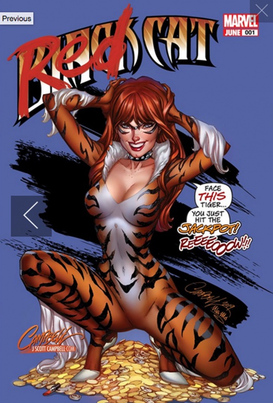 Avalancha de portadas alternativas para Black Cat #1