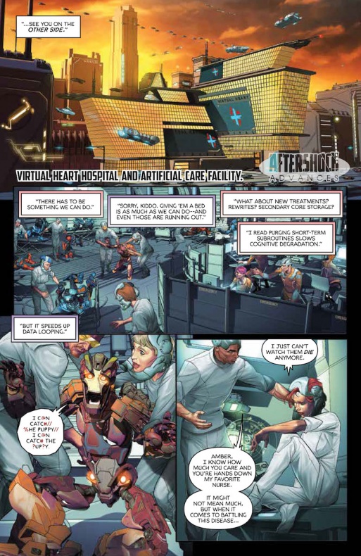 Volition nos deja disfrutar de su primer número de forma gratuita 16 Aftershock Comics, Marco Itri, Omar Francia, Ryan Parrott, Volition