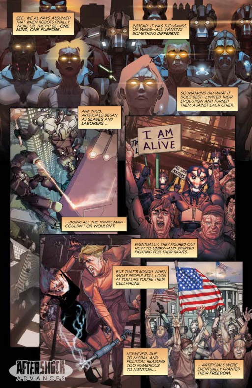 Volition nos deja disfrutar de su primer número de forma gratuita 7 Aftershock Comics, Marco Itri, Omar Francia, Ryan Parrott, Volition