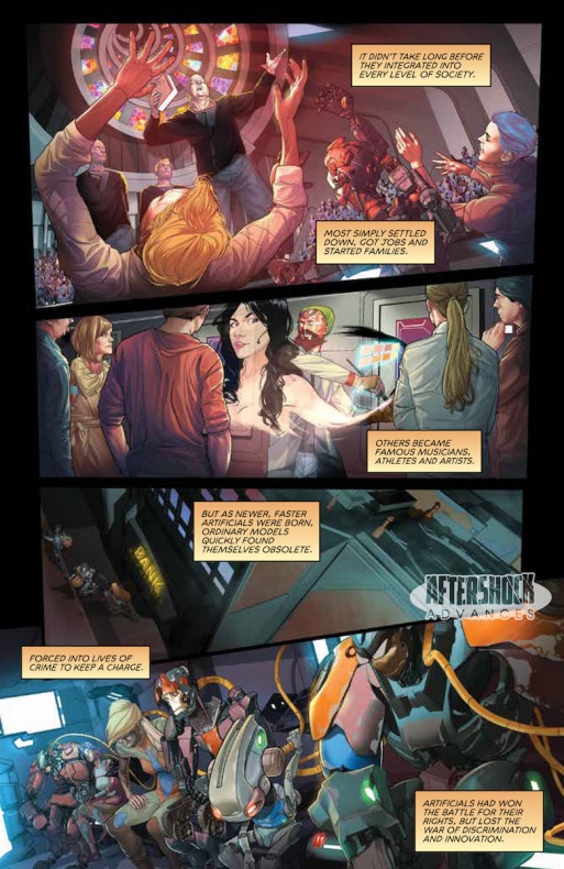 Volition nos deja disfrutar de su primer número de forma gratuita 8 Aftershock Comics, Marco Itri, Omar Francia, Ryan Parrott, Volition