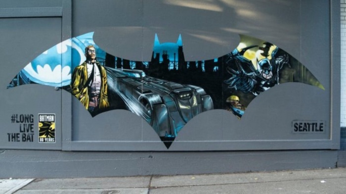 DC celebra los 80 años de Batman con murales por todo Estados Unidos 2 Mural Batman Seattle