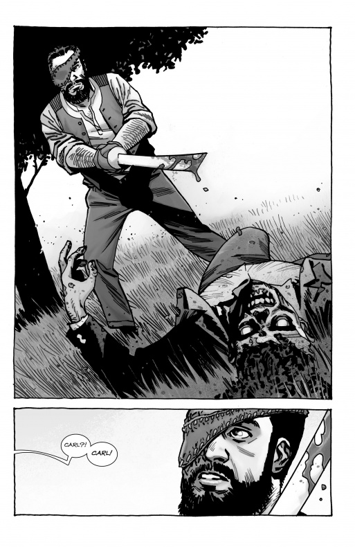 Carl Grimes, Robert Kirkman, The Walking Dead