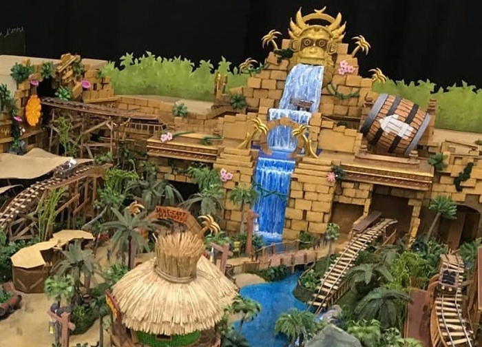 Fotografías filtradas muestran la maqueta de Super Nintendo World 5 Super Nintendo World 4