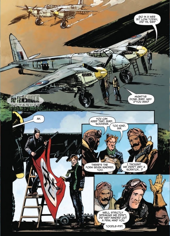 Garth Ennis vuelve con el segundo volumen de Out of the Blue