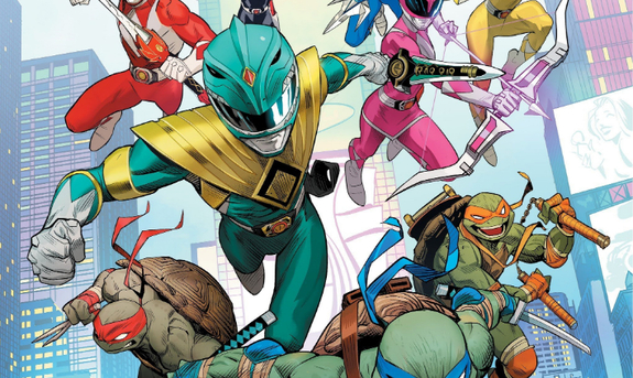 Los Powers Rangers conocerán a las Tortugas Ninjas en los cómics 1 Power Rangers