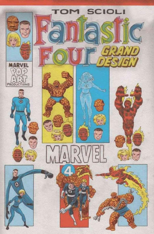 Tom Scioli será el encargado de crear los números Grand Design de Los Cuatro Fantásticos
