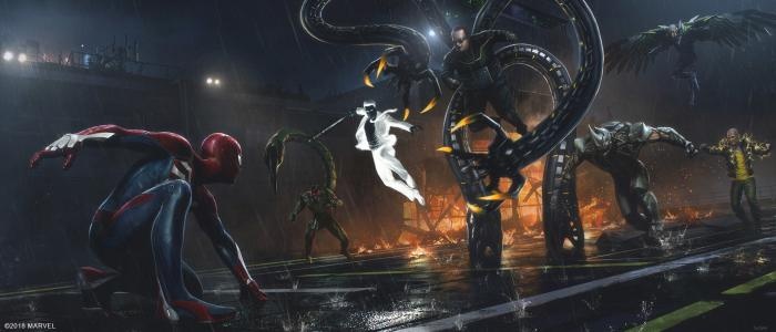 Nuevo arte conceptual de Dennis Chan para Marvel's Spider-Man 5 Marvel's Spiderman, PS4