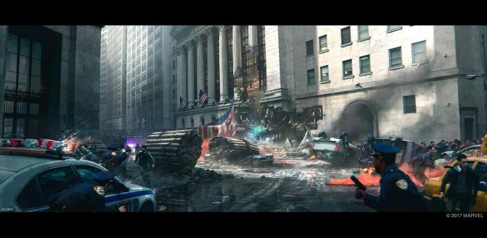 Nuevo arte conceptual de Dennis Chan para Marvel's Spider-Man 17 Marvel's Spiderman, PS4