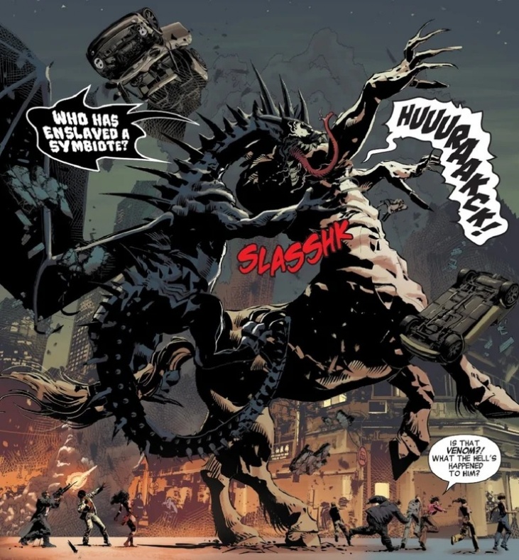 Venom llega con una nueva apariencia en el nuevo número de Salvajes Vengadores 3 Salvajes Vengadores, Savage Avengers, Venom