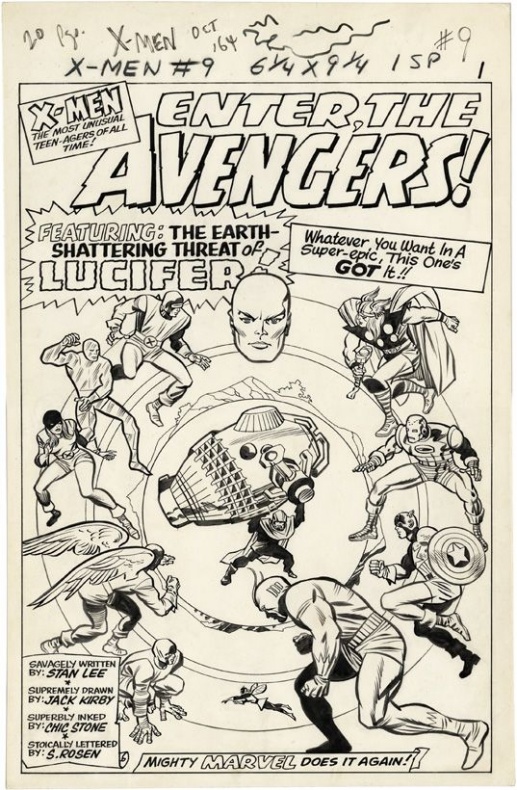 La llegada de los Vengadores a Vértice 5 Enric Torres, Francisco M. Sesén, Los Vengadores, Vértice