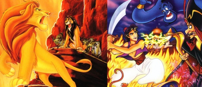 Aladdin y El rey león