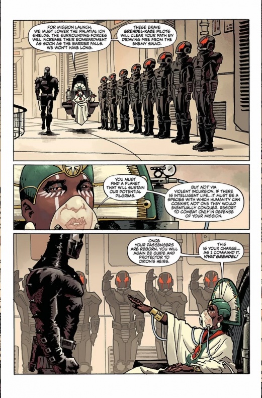 Grendel viaja al espacio en el avance de su nueva serie