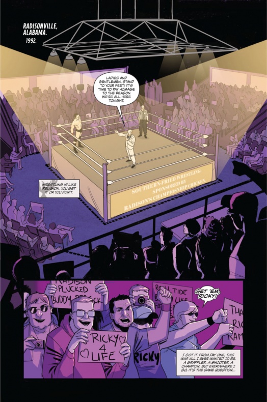 Over the Ropes nos contará los inicios de un novato en la lucha libre