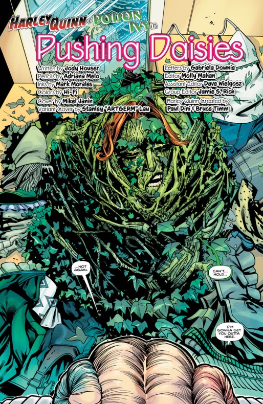 Poison Ivy muestra su nuevo aspecto en la serie con Harley Quinn