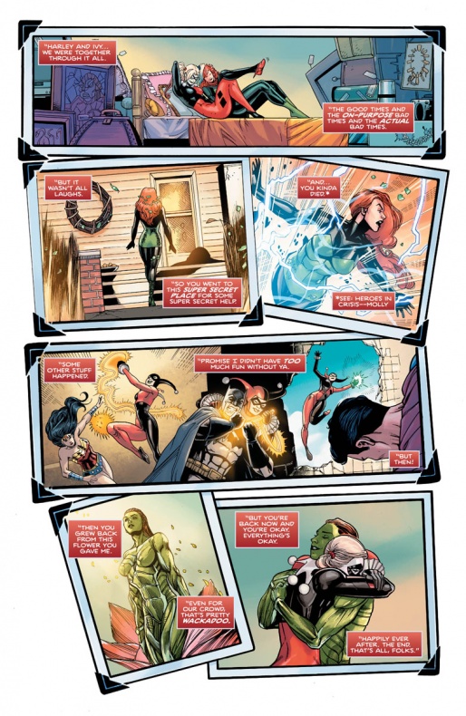 Poison Ivy muestra su nuevo aspecto en la serie con Harley Quinn