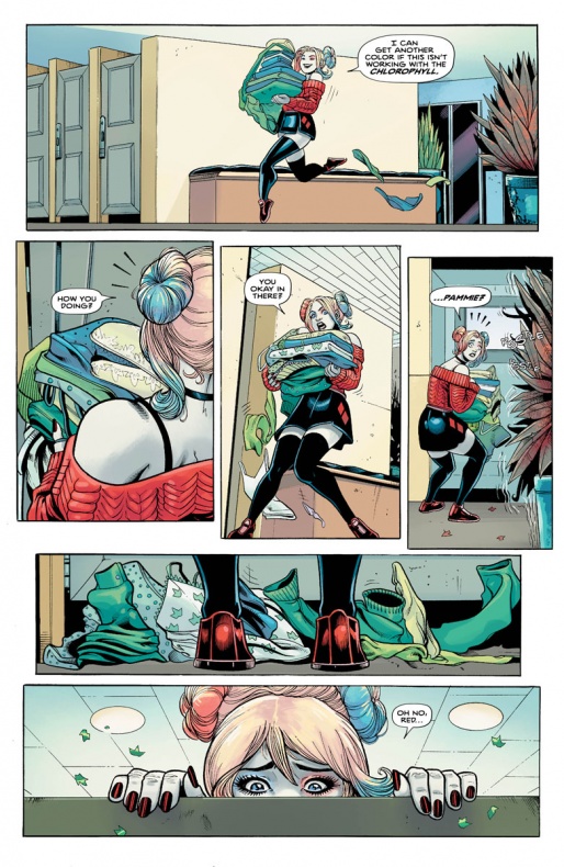 Poison Ivy muestra su nuevo aspecto en la serie con Harley Quinn