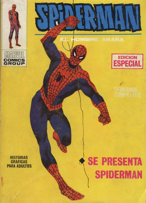 Las tres primeras portadas de Spiderman en Vértice