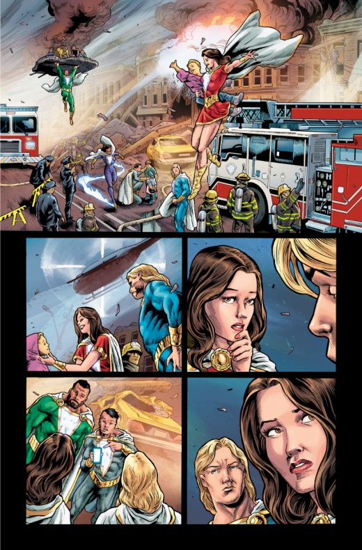 Shazam causa estragos durante The Infected: King Shazam #1 8 Joe Bennett, shazam, Sina Grace, The Infected: King Shazam
