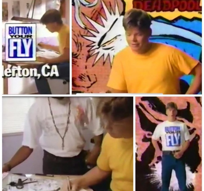 Se cumplen 28 años del anuncio de Levis protagonizado por Rob Liefeld 1 Levis, Rob Liefeld