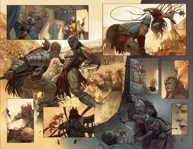 Ya podemos ver las primeras páginas de The Last God, la aventura medieval de DC