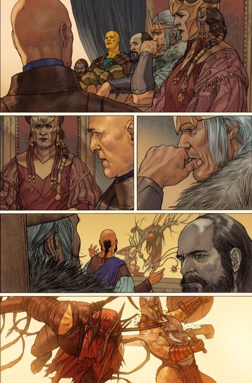 Ya podemos ver las primeras páginas de The Last God, la aventura medieval de DC