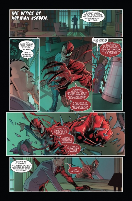Norman Osborn y Matanza se alían en Red Gobling: Red Death 3 Marvel, Red Goblin