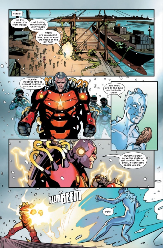 Iceman se derrite en el primer número de Marauders