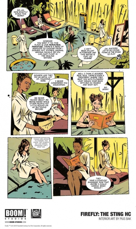 Las chicas de Firefly se reúnen para una nueva misión en Firefly: The Sting 4 BOOM! Comics, Firefly: The Sting