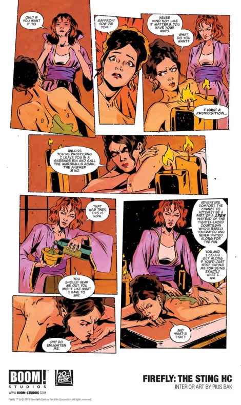 Las chicas de Firefly se reúnen para una nueva misión en Firefly: The Sting 7 BOOM! Comics, Firefly: The Sting