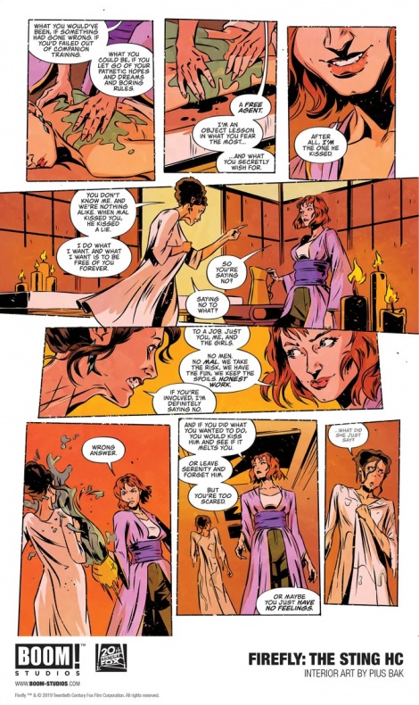 Las chicas de Firefly se reúnen para una nueva misión en Firefly: The Sting 8 BOOM! Comics, Firefly: The Sting