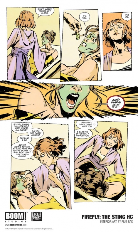 Las chicas de Firefly se reúnen para una nueva misión en Firefly: The Sting 10 BOOM! Comics, Firefly: The Sting