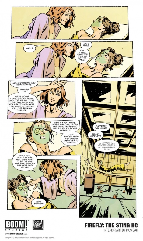 Las chicas de Firefly se reúnen para una nueva misión en Firefly: The Sting 11 BOOM! Comics, Firefly: The Sting