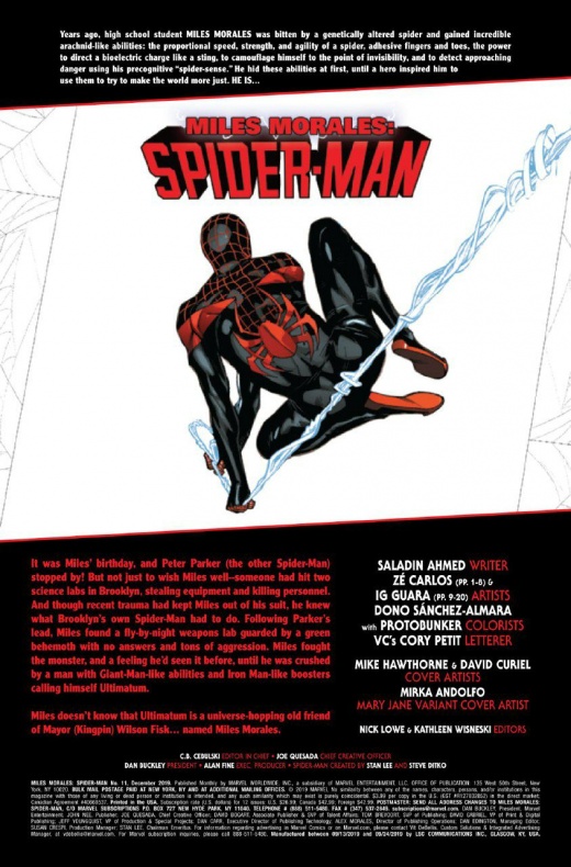Miles se enfrentará a un nuevo grupo de supervillanos en su próximo número 2 Marvel, Miles Morales, Spider-man