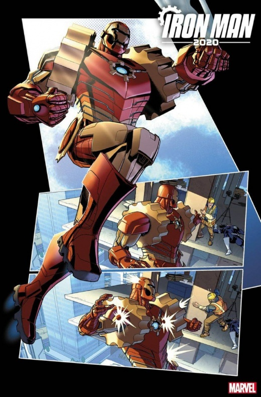 Iron Man 2020 nos presenta un ejército de malvados Nick Furia 5 Iron Man, Iron Man 2020, Marvel
